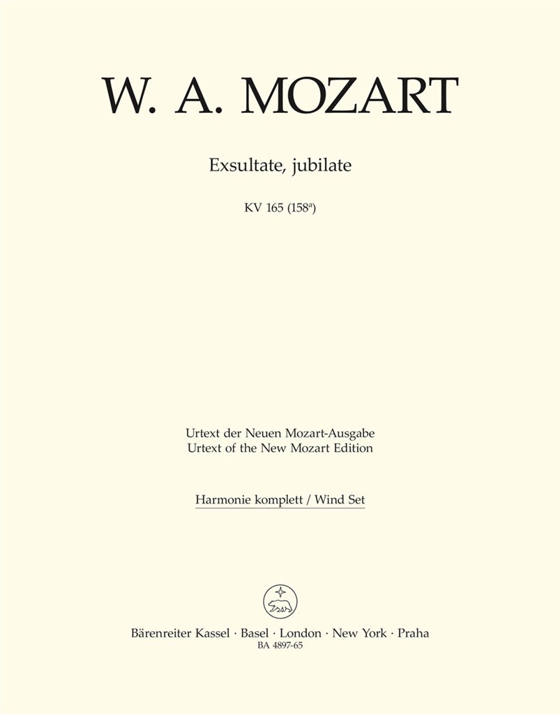 Exultate Jubilate KV165 (Blazersset)