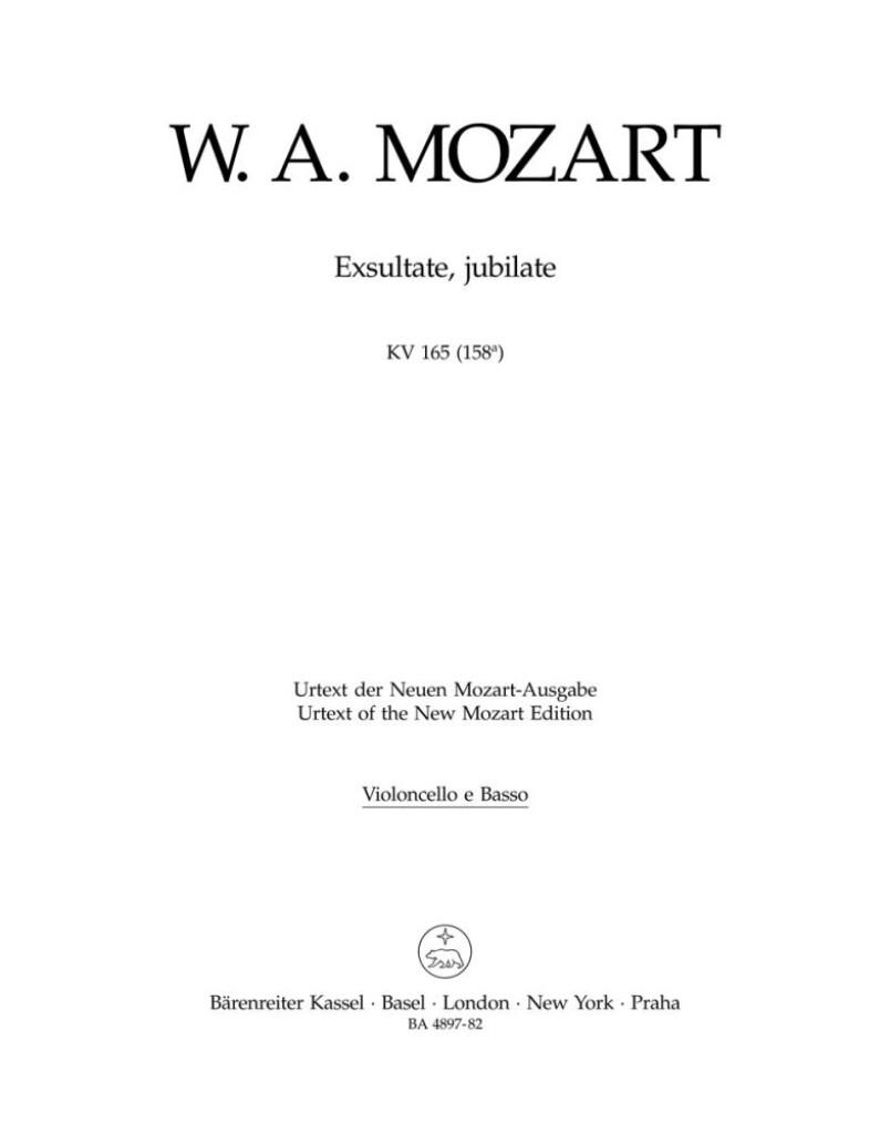 Exultate Jubilate (vc/kb/fag)