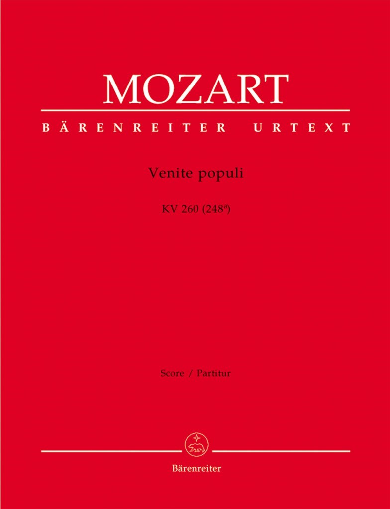 Venite populi KV 260 (248a)