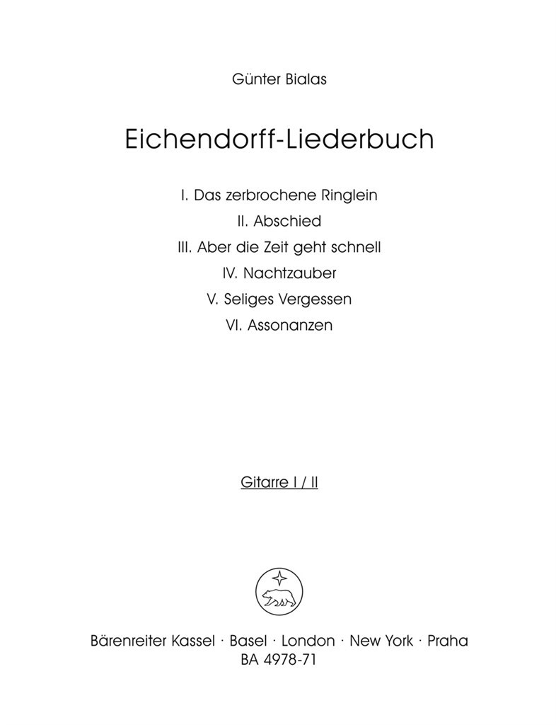 Eichendorff-Liederbuch