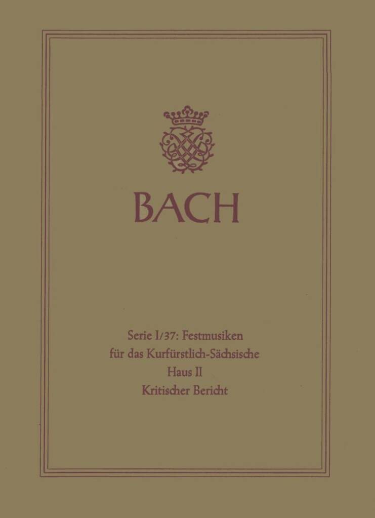 Festmusiken fur das Kurfurstlich-Sachsische Haus 2