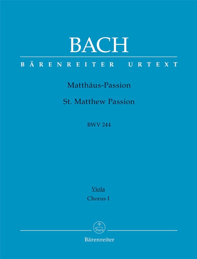 Matthaus-Passion BWV244