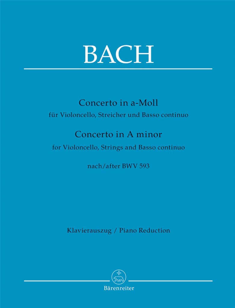 Concerto For Violoncello String And BC A Minor