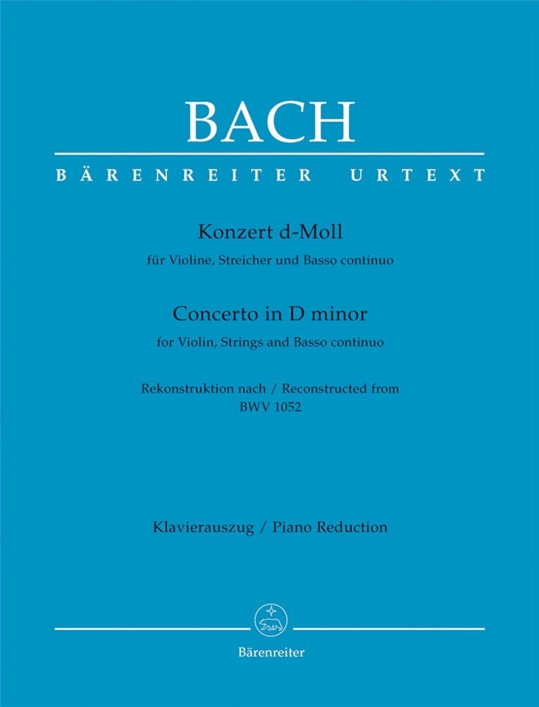 Concerto D minor BWV1052 Vln-Pno