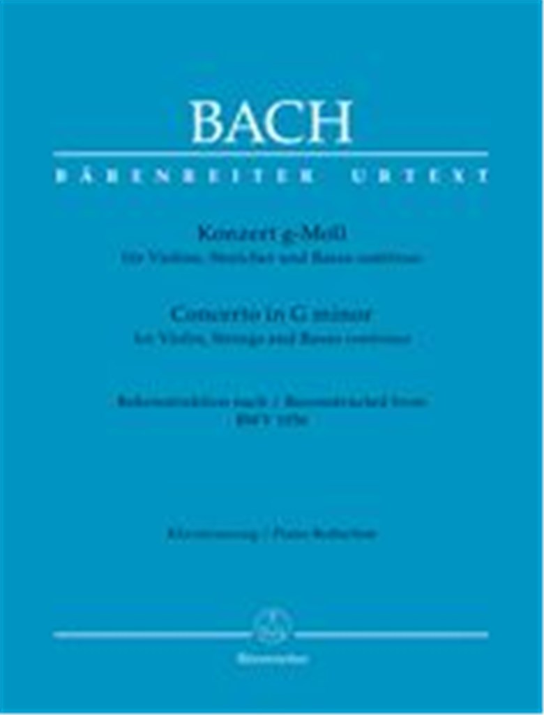 Concerto For Violin, Strings and BC