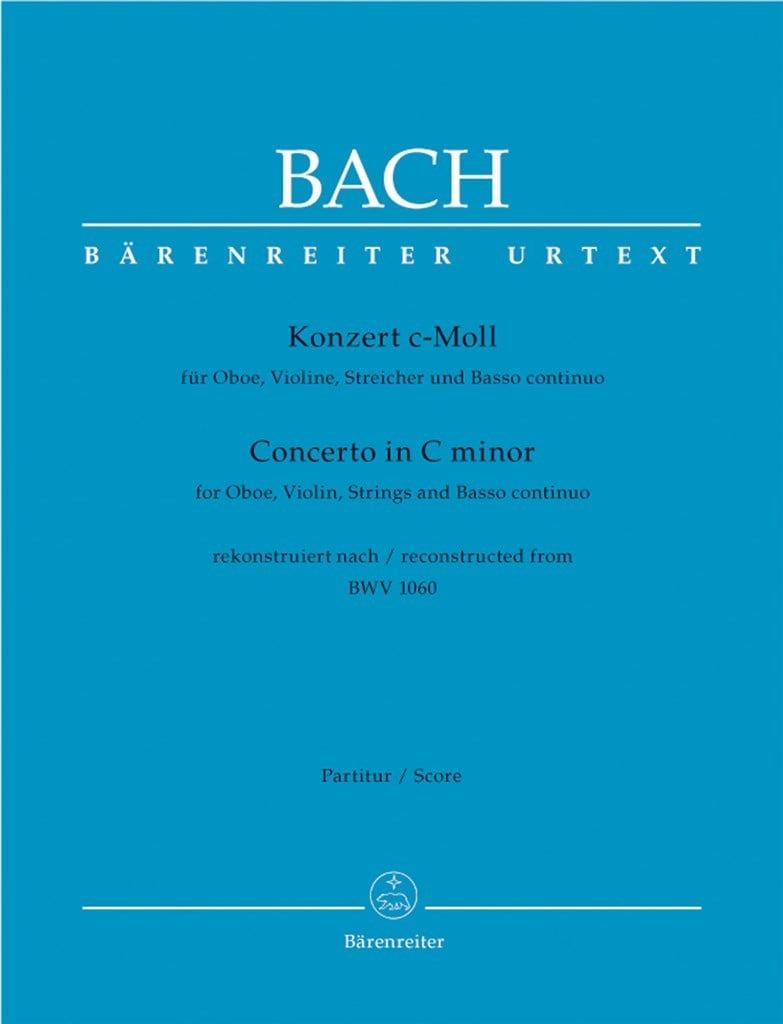 Concerto in C minor BWV1060 Full Score