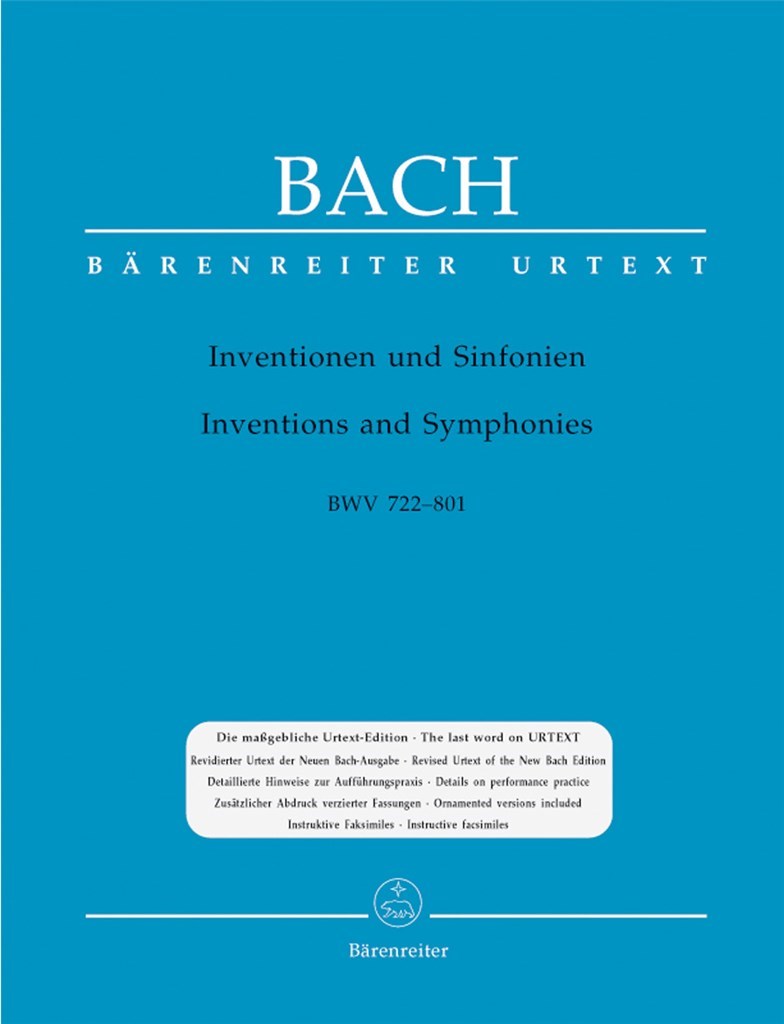 Inventions and Sinfonias BWV 772-801