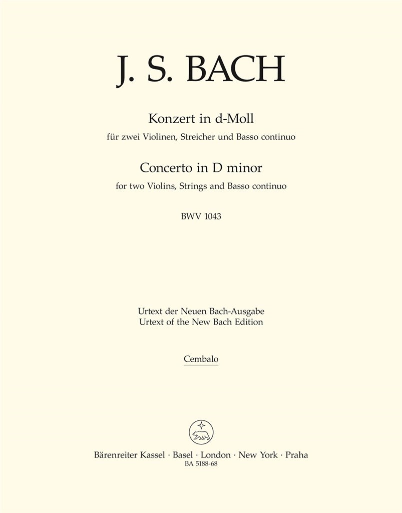 Double Concerto D-Minor BWV 1043