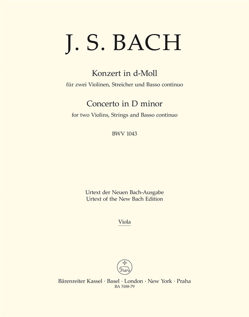 Double Concerto D-Minor BWV 1043