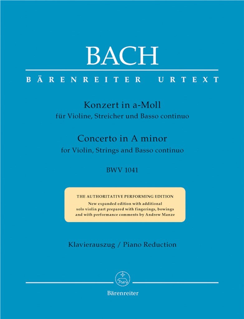 Concert 01 A BWV1041