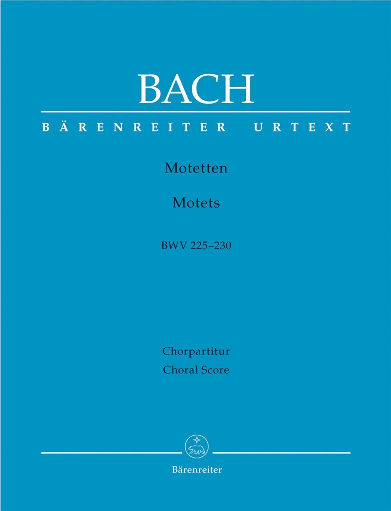 Motetten BWV225-230 Chorpartitur