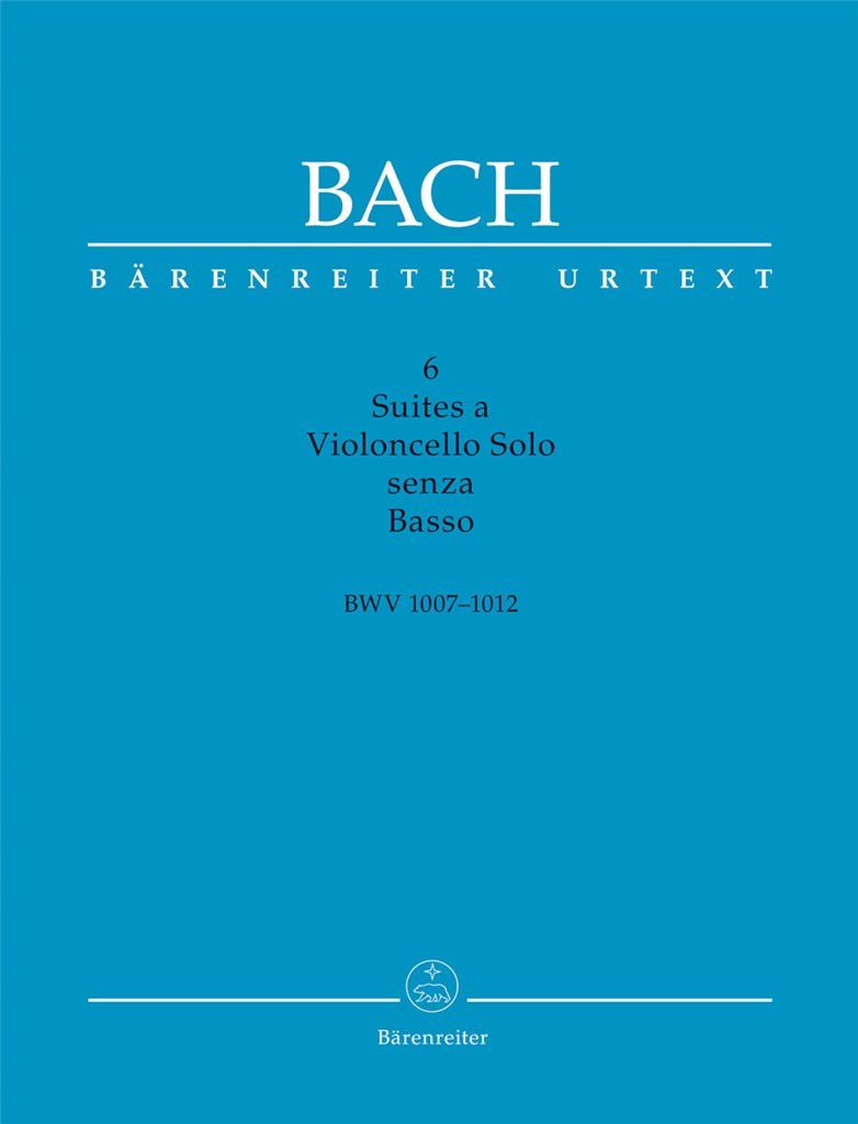 6 Suites a Violoncello Solo senza Basso BWV1007-12