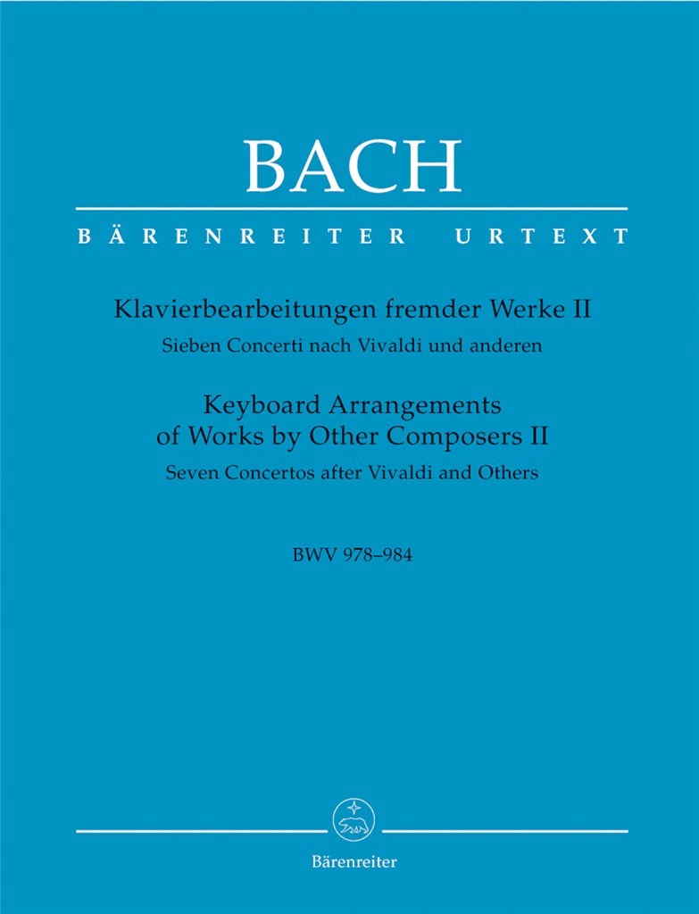 Concerten(7) BWV978-984