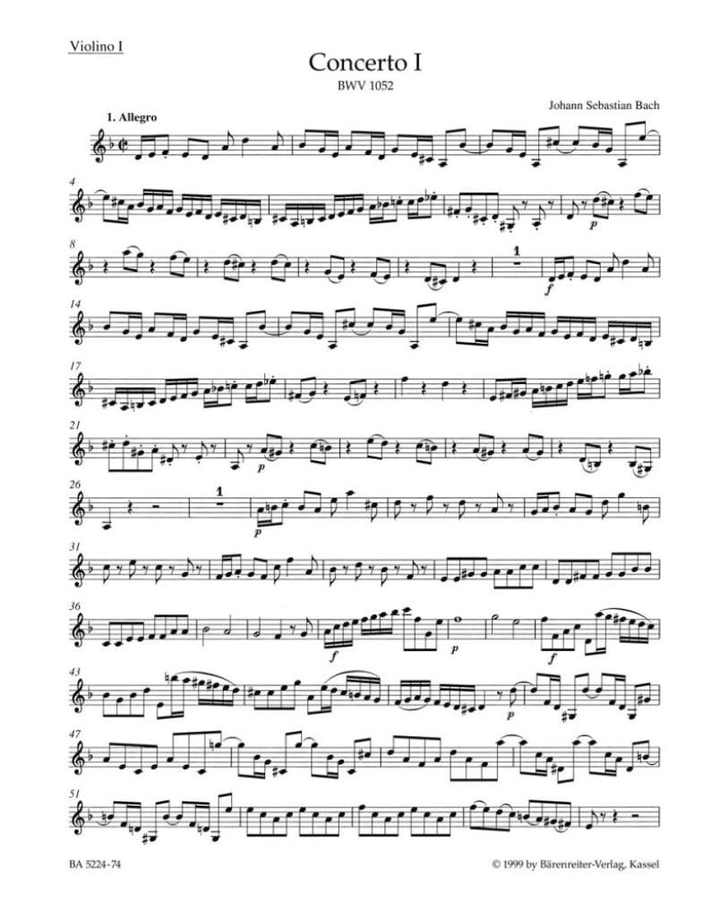 Concerto in D minor no. 1