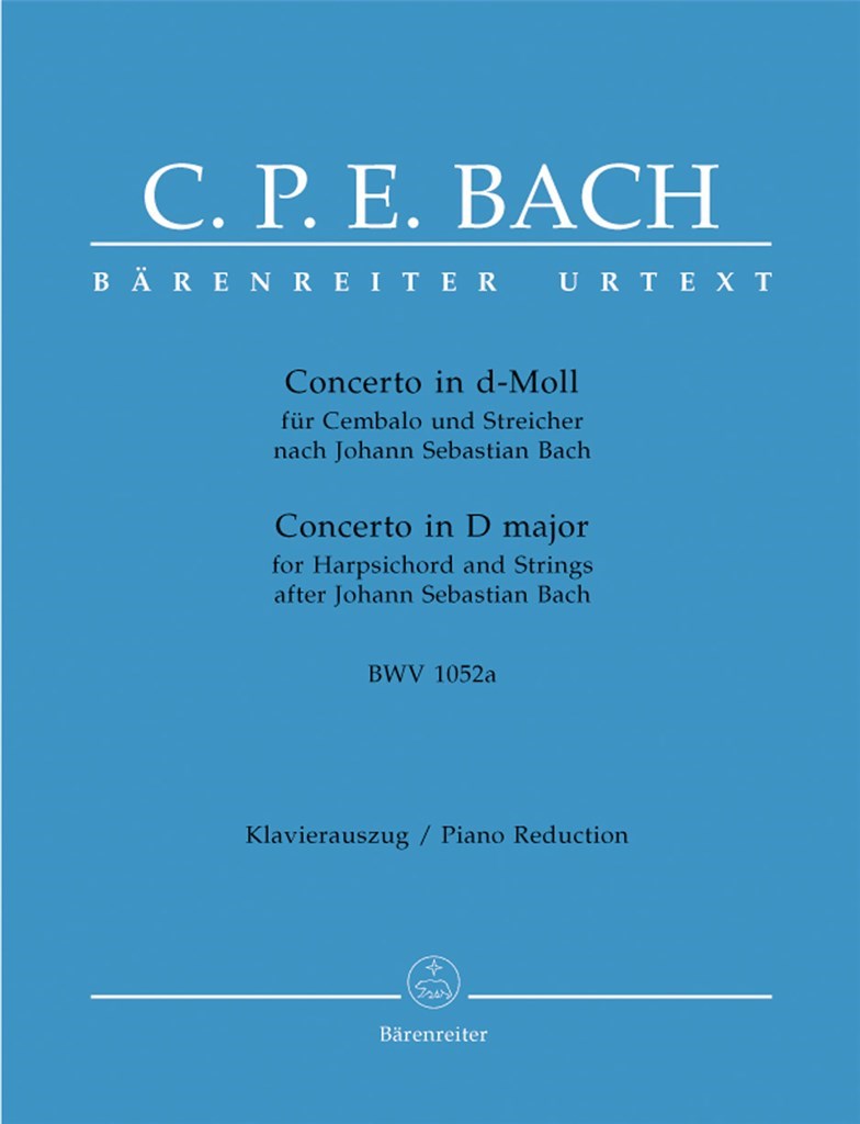 Hapsichord Concerto D Minor Bwv 1052A (Urtext)