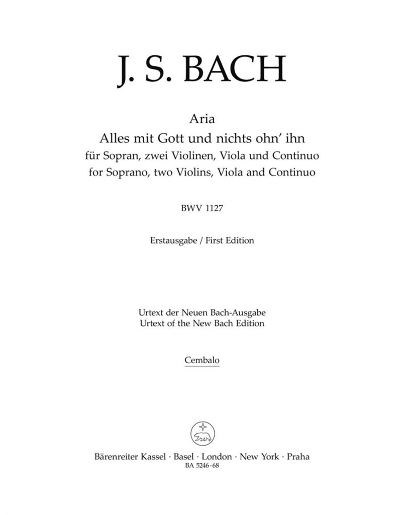 Alles mit Gott und nichts ohn ihn
