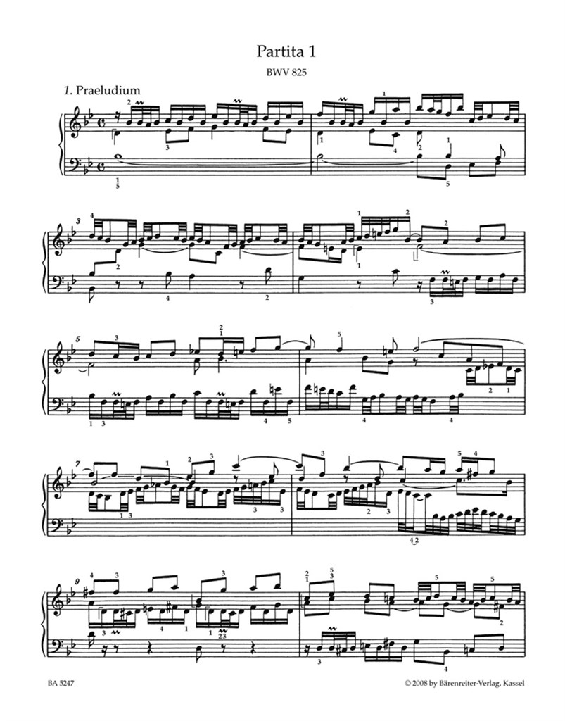 Partiten(6) BWV825-830