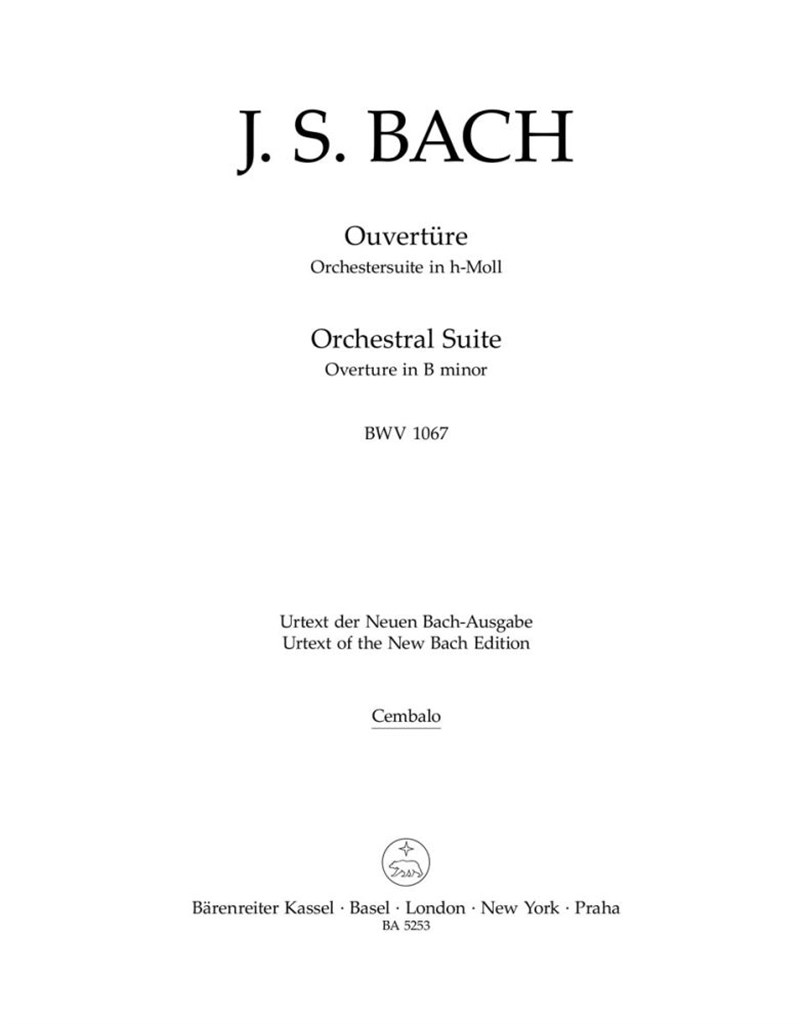 Orchestral Suite (Overture) B minor BWV 1067