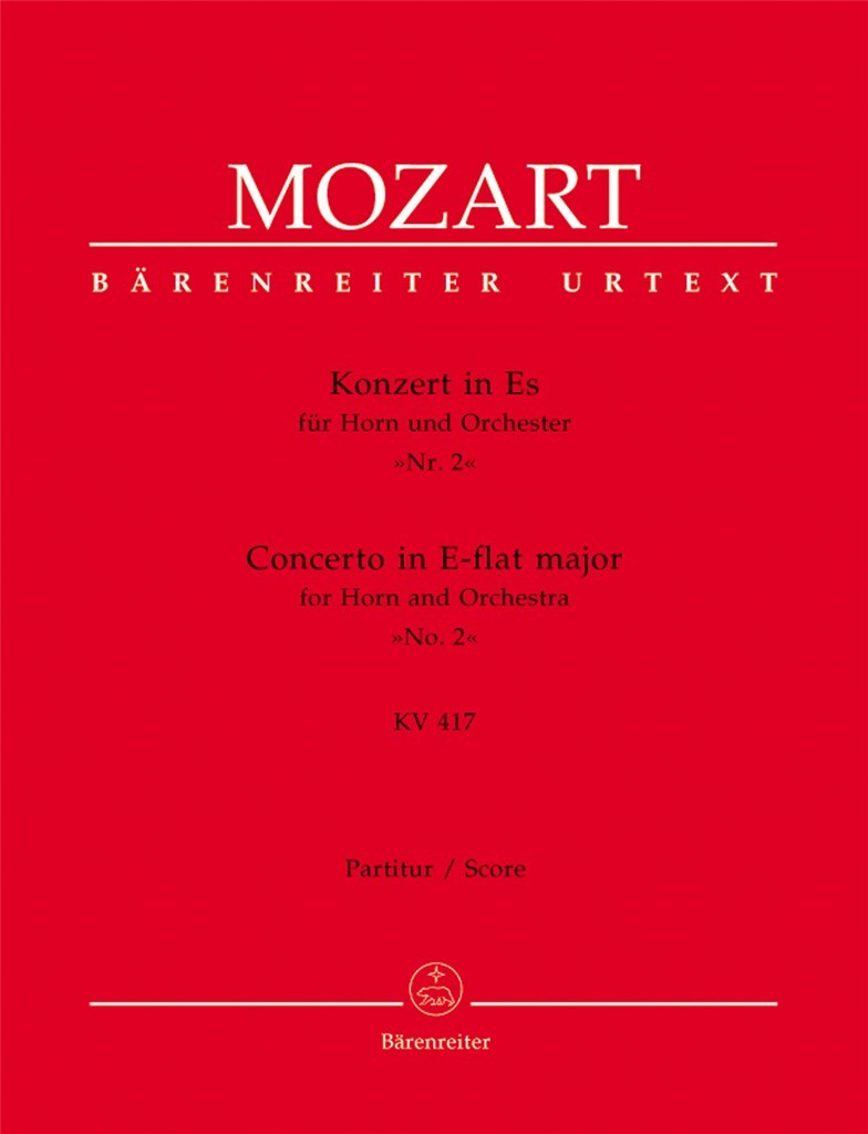 Horn Concerto 2 E flat K417 Full Score