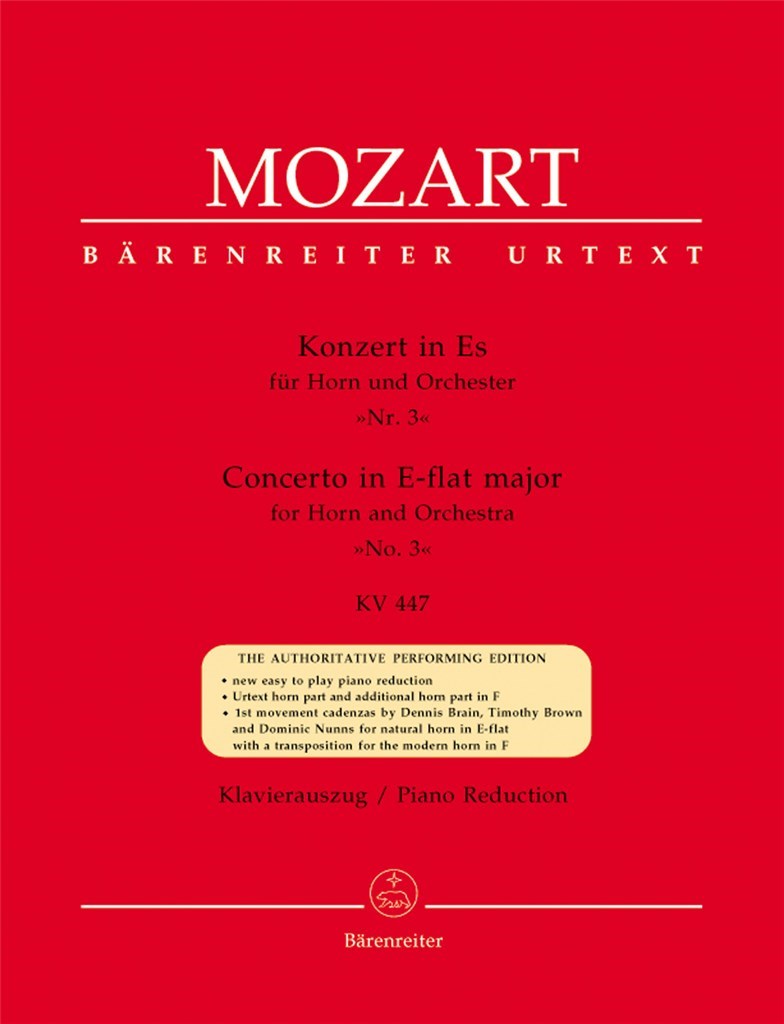 Horn Concerto 3 E flat K447