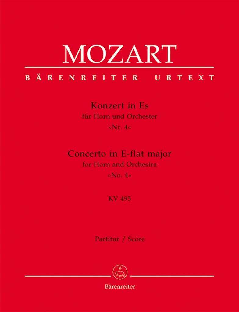 Horn Concerto 4 E flat K495 Full Score