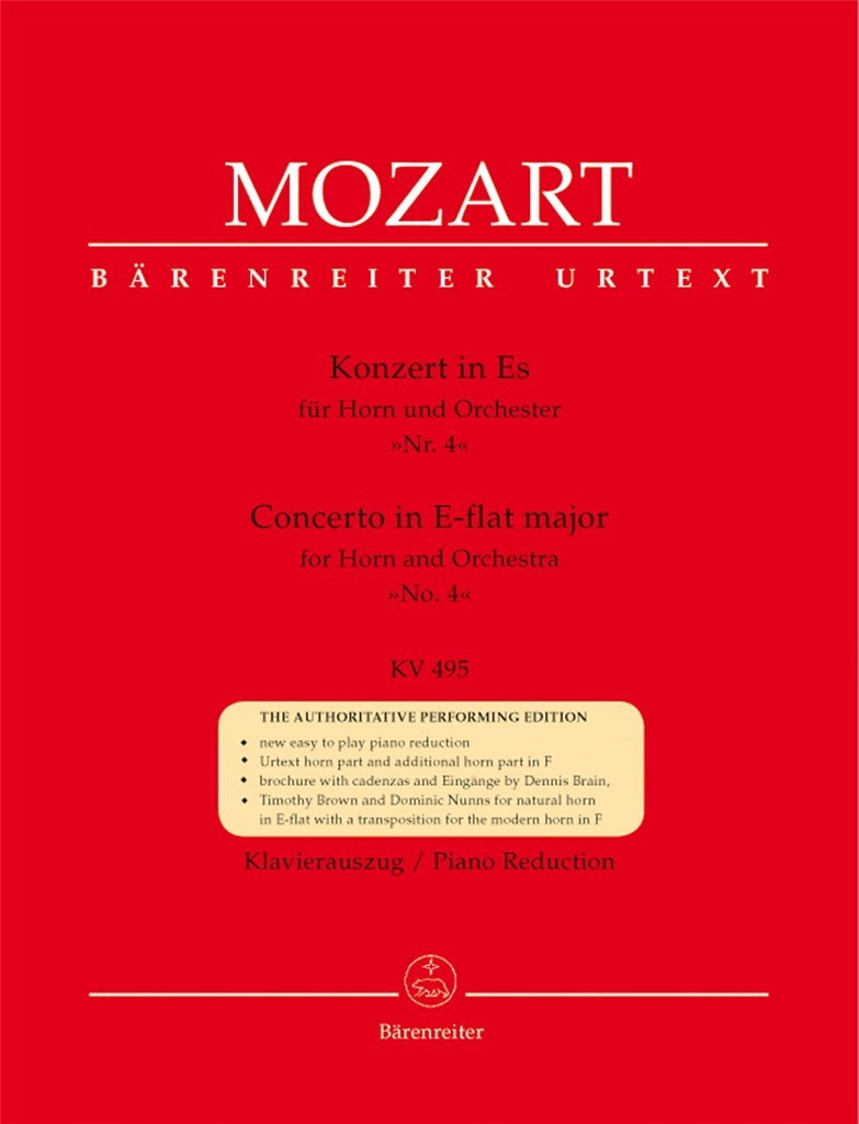 Concerto K 495 Mi B.