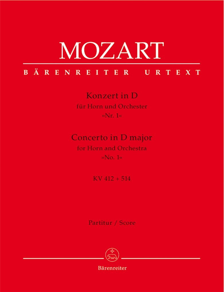 Horn Concerto 1 D maj K514-412