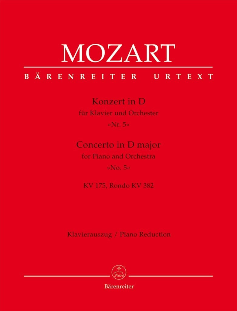Concerto K 175 E Rondo K 382