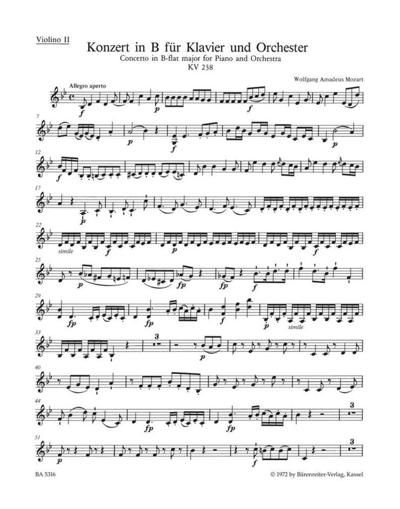Concerto in Bb Major No. 6