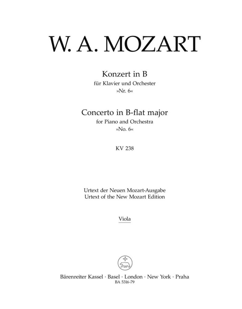 Concerto for Piano No. 6 in Bb major