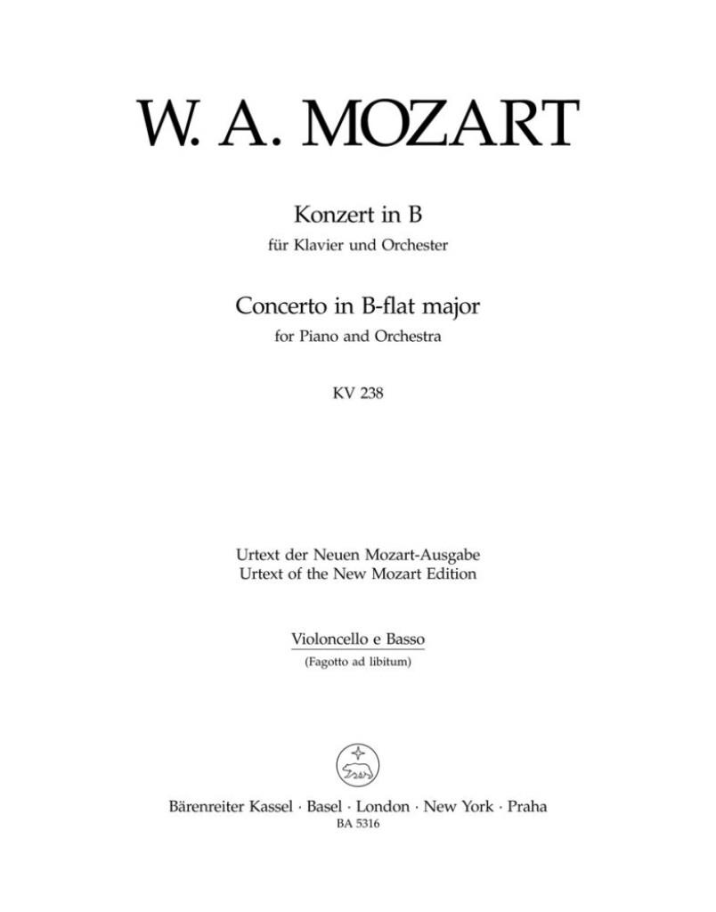 Concerto for Piano and Orchestra No. 6 in Bb major K. 238