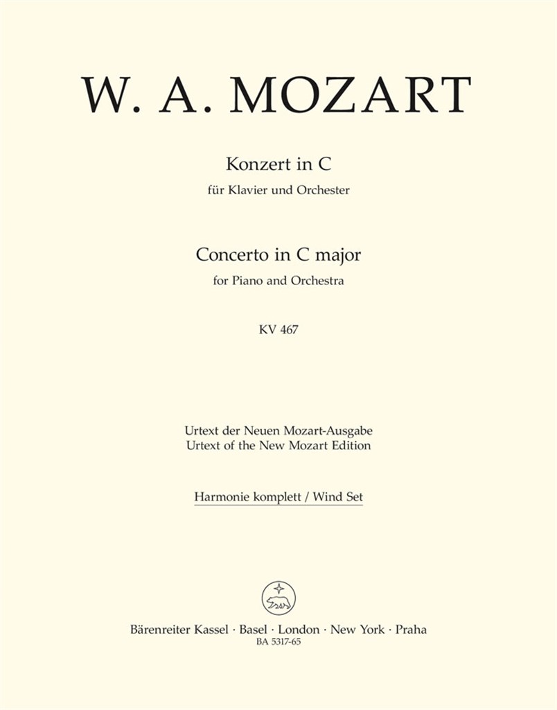Concerto No. 21 in C major K. 467