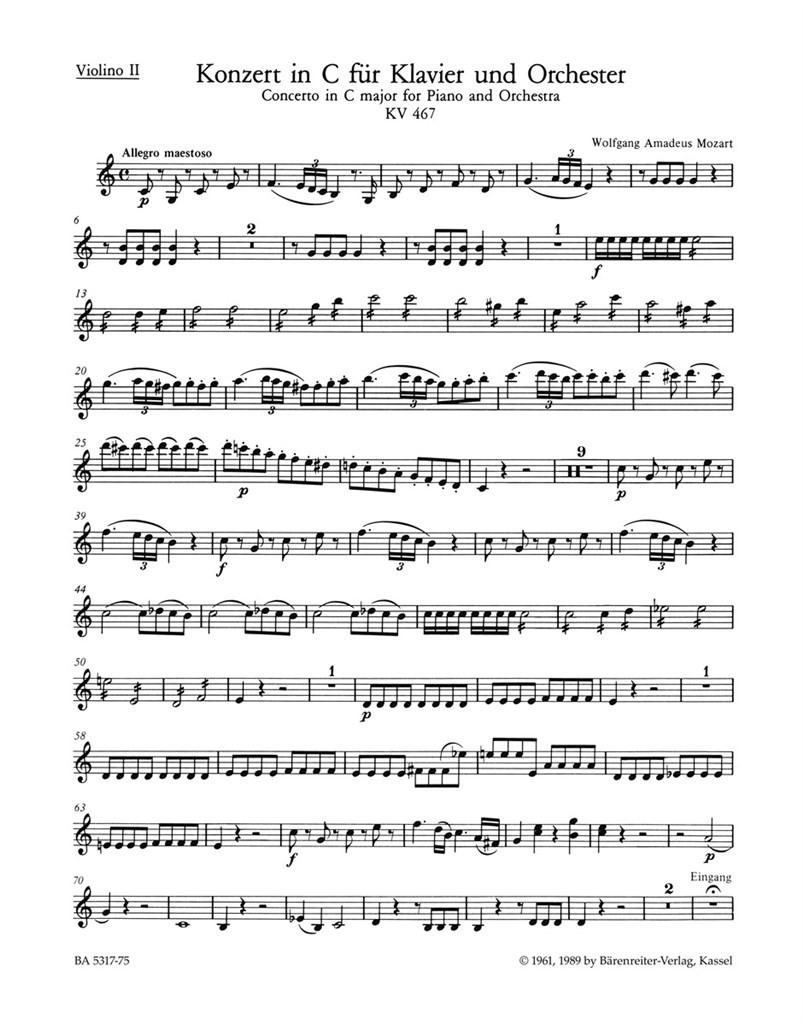 Concerto in C Major No. 21