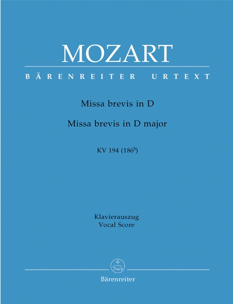 Missa Brevis In Re K 194