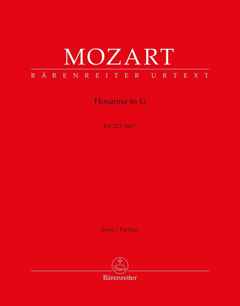 Hosanna G major KV 223 (166e)
