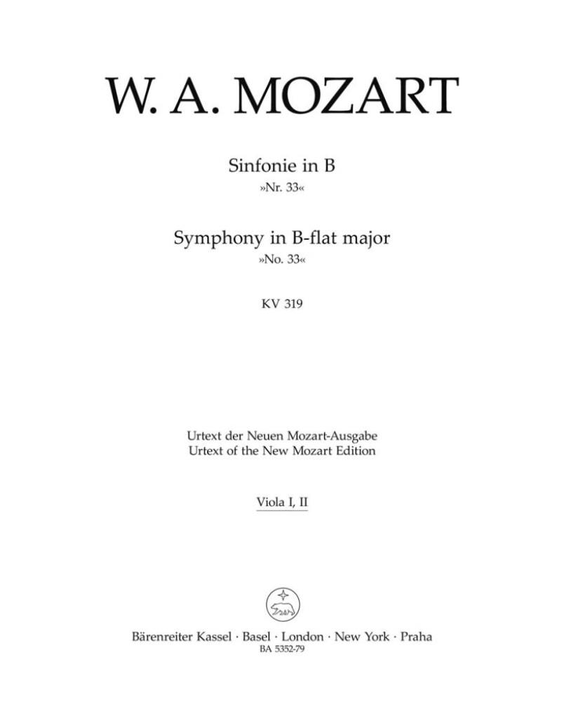 Symphony in Bb Major No. 33