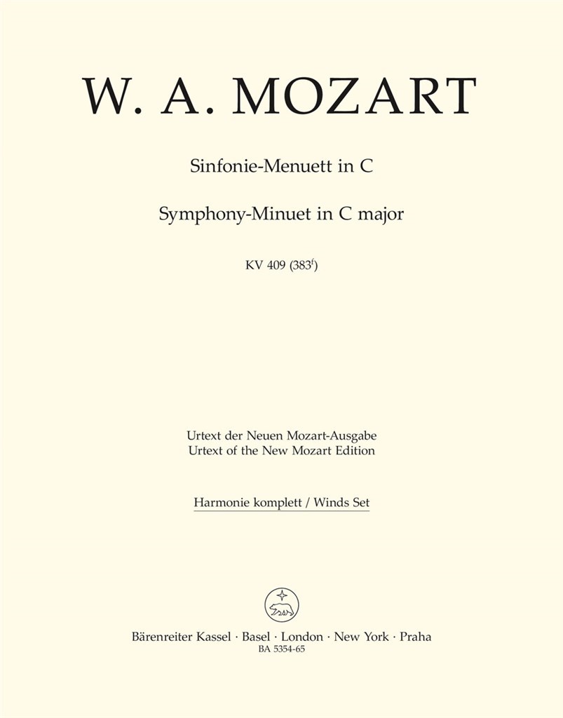 Symphony Minuet in C Major