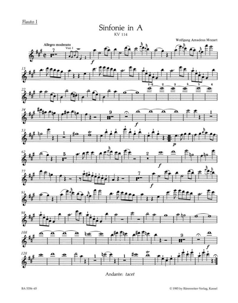 Symphony in A Major No. 14