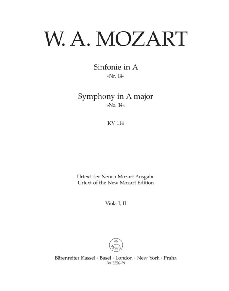 Symphony in A Major No. 14