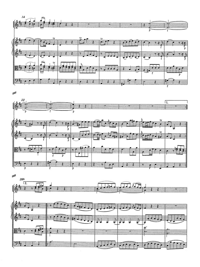 Symphony in A Major No. 14