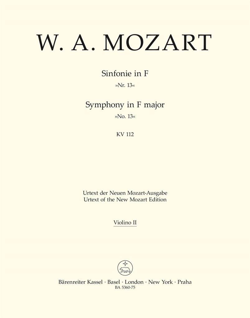 Symphony in F Major No. 13