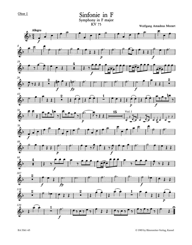 Symphony in F Major No. 42