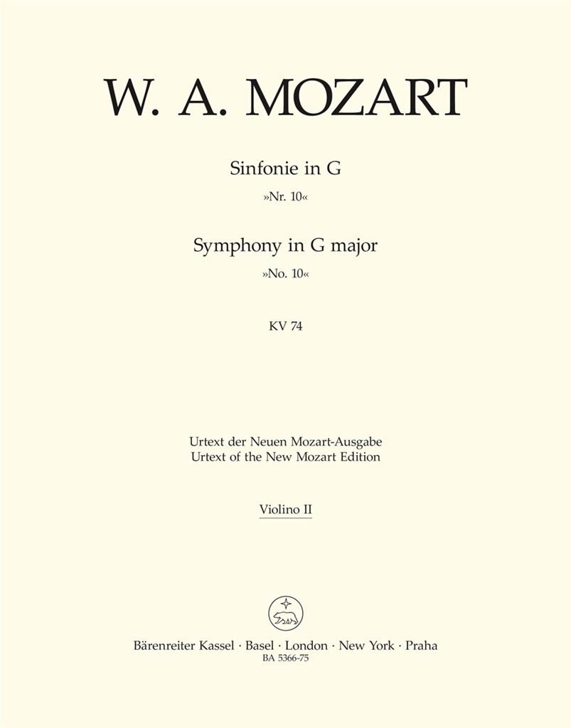 Symphony in G Major No. 10