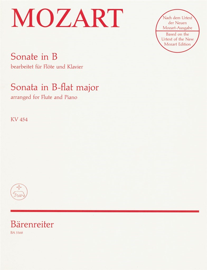 Sonate B KV454