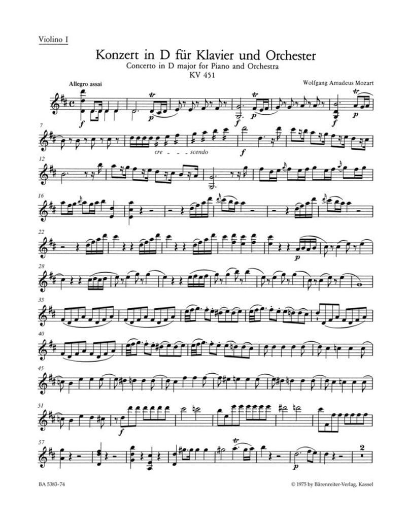 Concerto in D Major No. 16