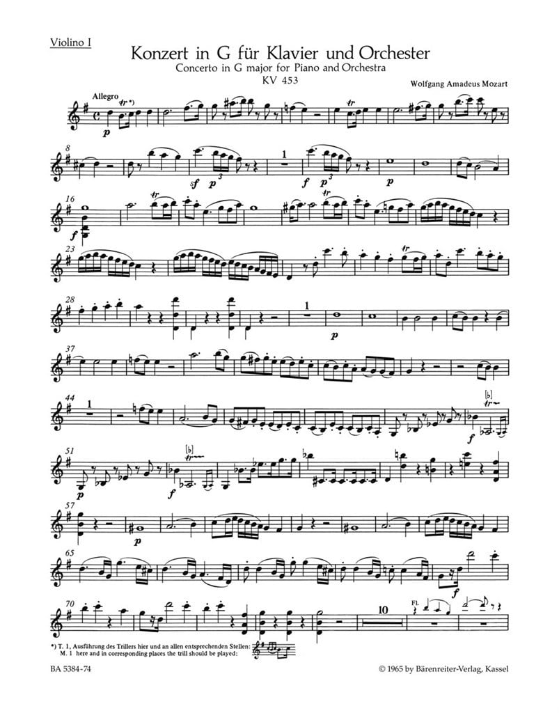 Concerto in G Major No. 17