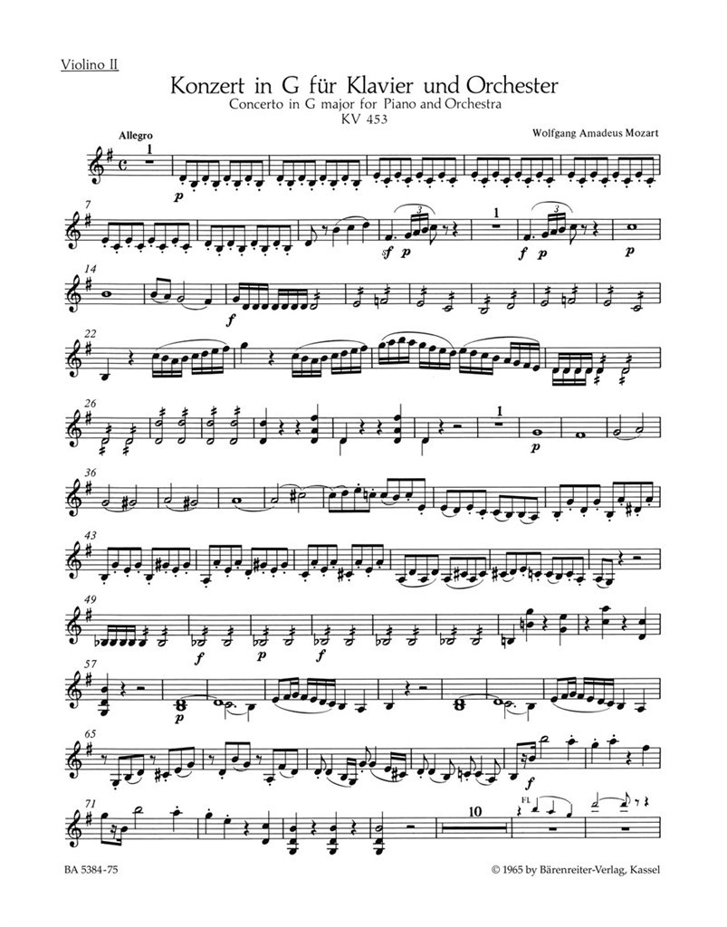 Concerto in G Major No. 17