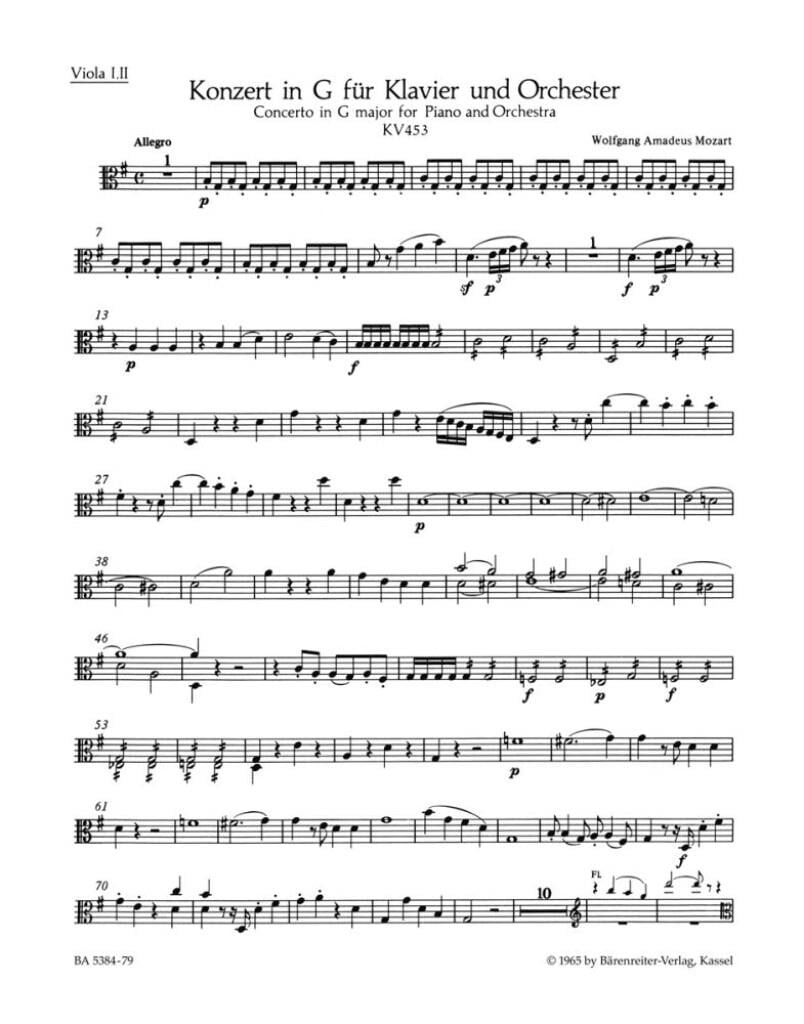 Concerto for Piano No. 17 in G major