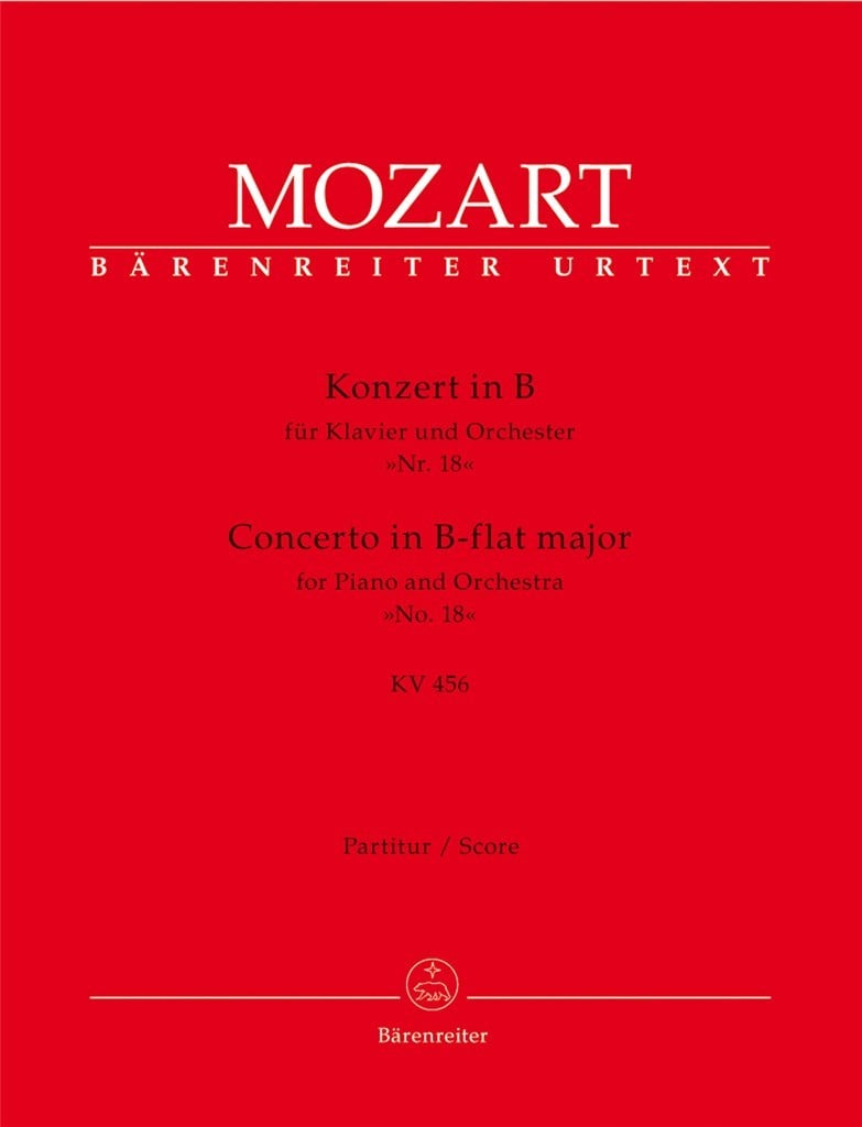 Concerto for Piano and Orchestra No. 18 in Bb major K. 456