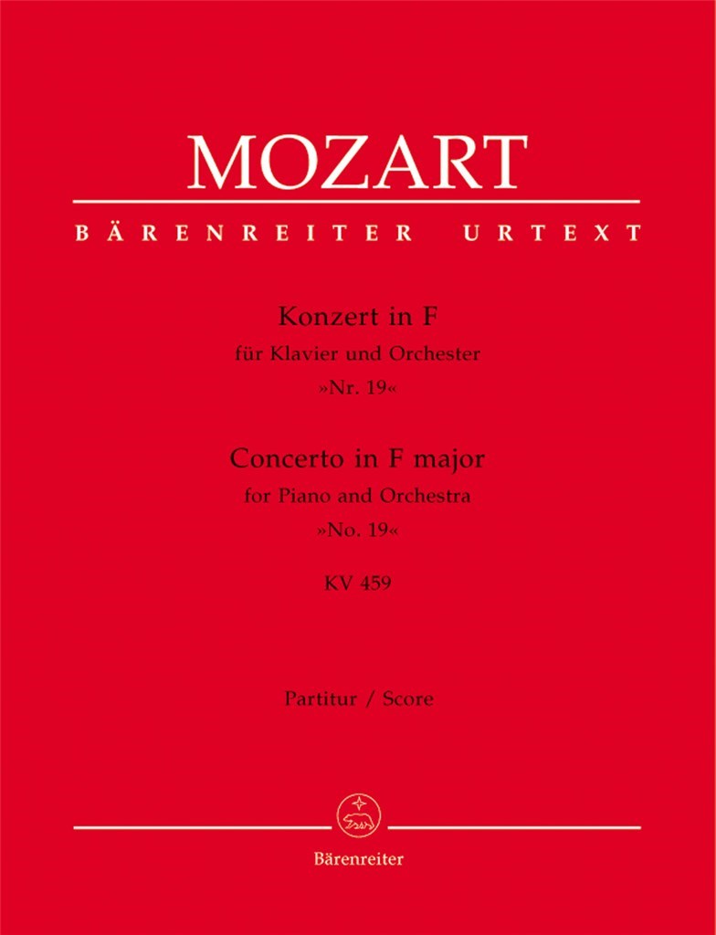 Concerto for Piano and Orchestra No. 19 in F major K. 459